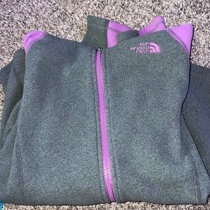 Purple and Grey North Face jacket, never worn